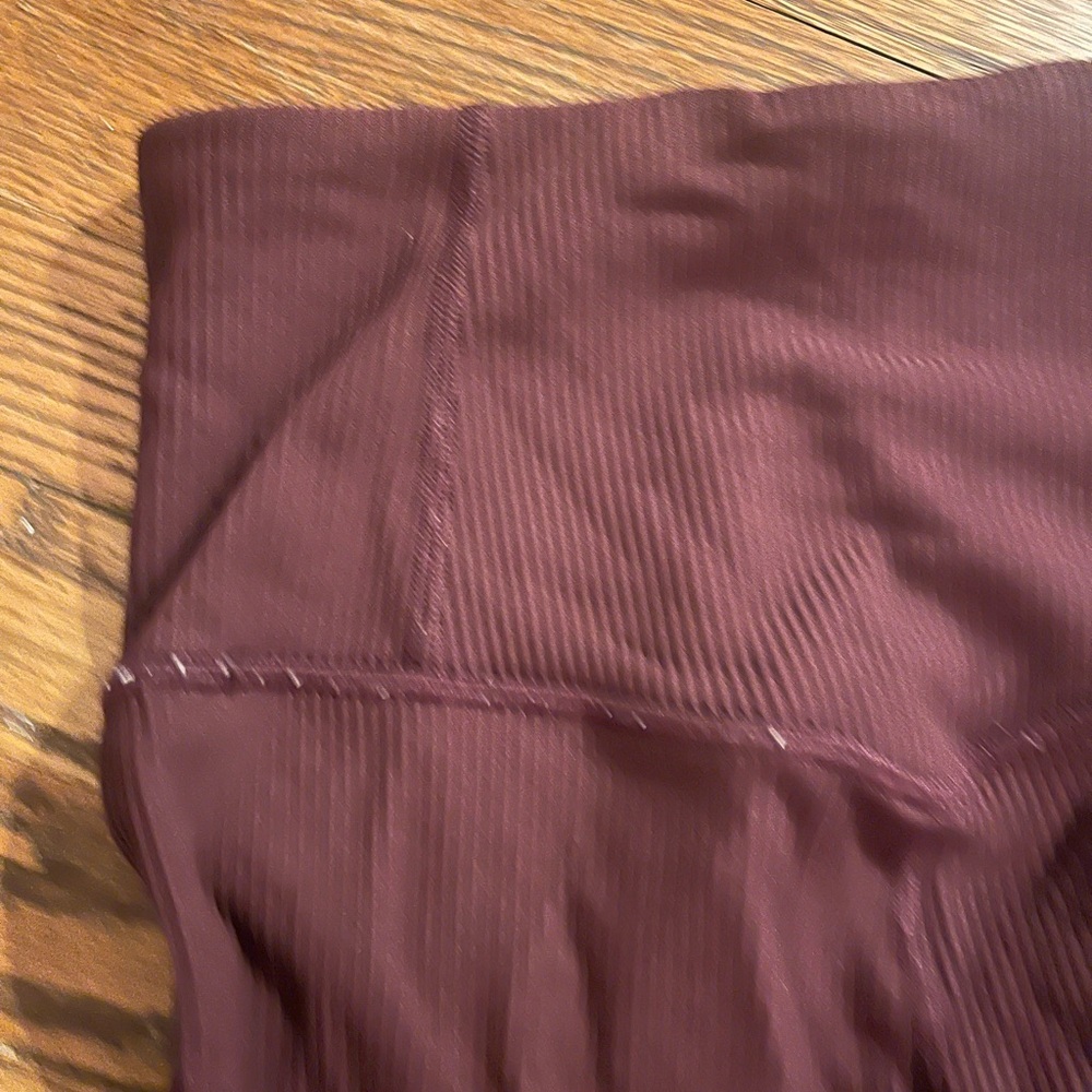 Athleta Maroon 7/8 Leggings - Picture 6 of 6